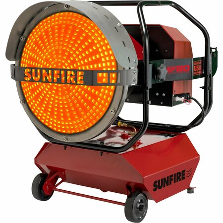SUNFIRE Indoor/Outdoor Portable Radiant Heater, 80,000 BTU SF80